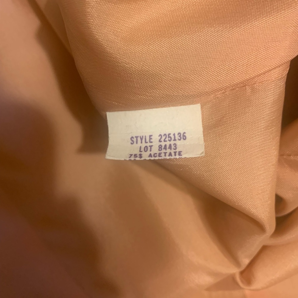 Victor Costa Tan Spaghetti Strap Slip Maxi Dress - Picture 4 of 6